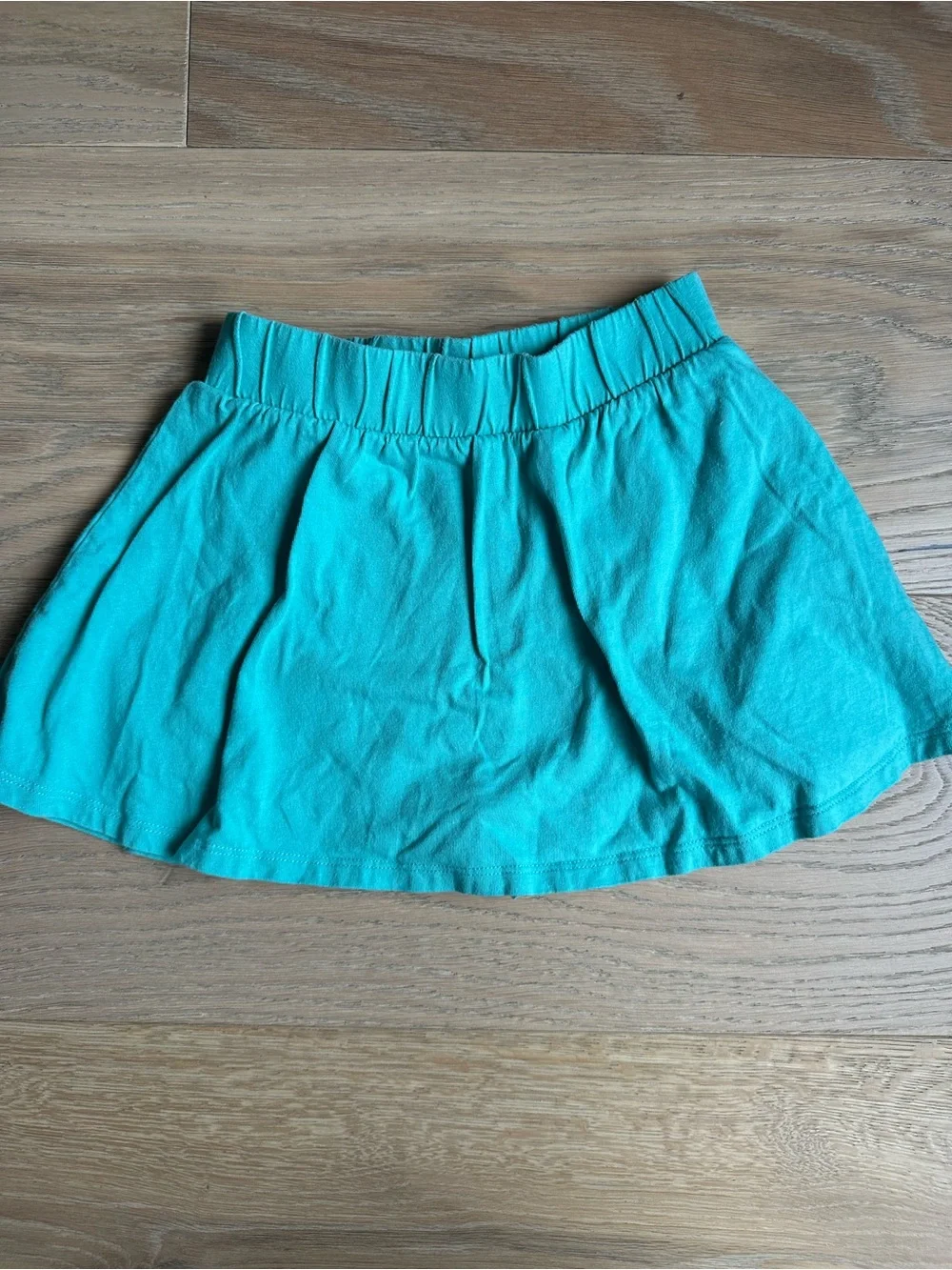 GAP Kids Cotton Elastic-Waist Skort S Turquoise